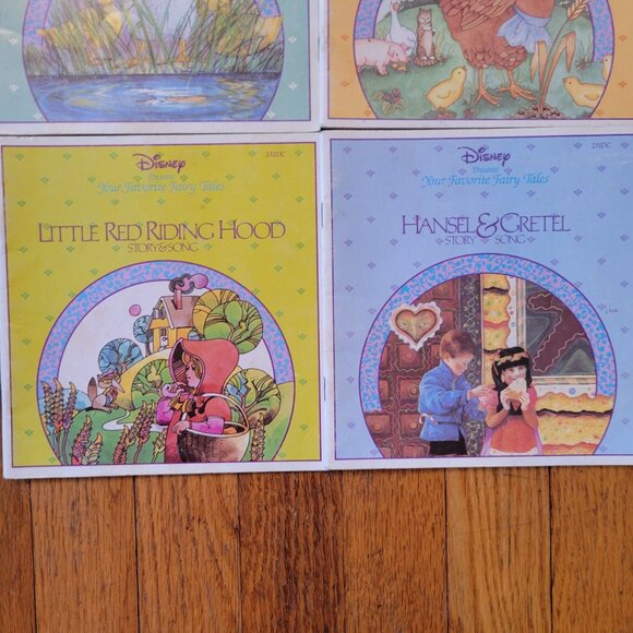10 Vintage‎ Disney Read Along Books NO CASSETTES Gift Fairy Tales Classics - Picture 4 of 8